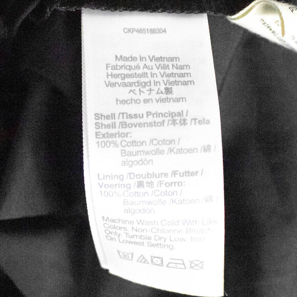 Madewell Black Cotton Sweetheart‎ Puff Sleeve Fit and Flare Mini Dress Size 6 - Picture 12 of 12